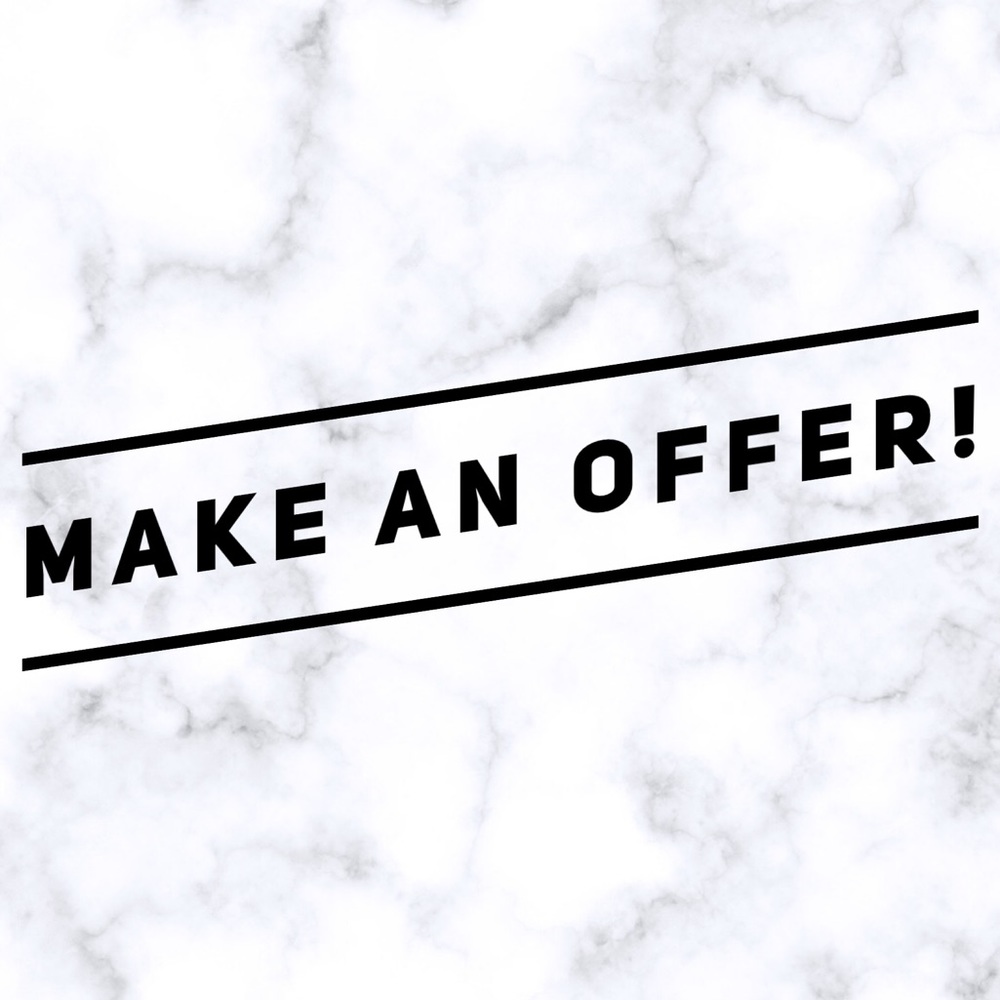 Make an offer on an any item in my closet!